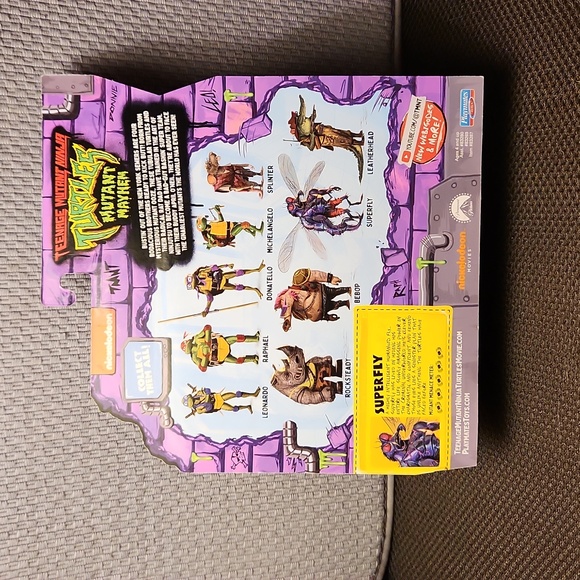 Teenage Mutant Ninja Turtles Mutant Mayhem Superfly Figure New - Picture 3 of 4